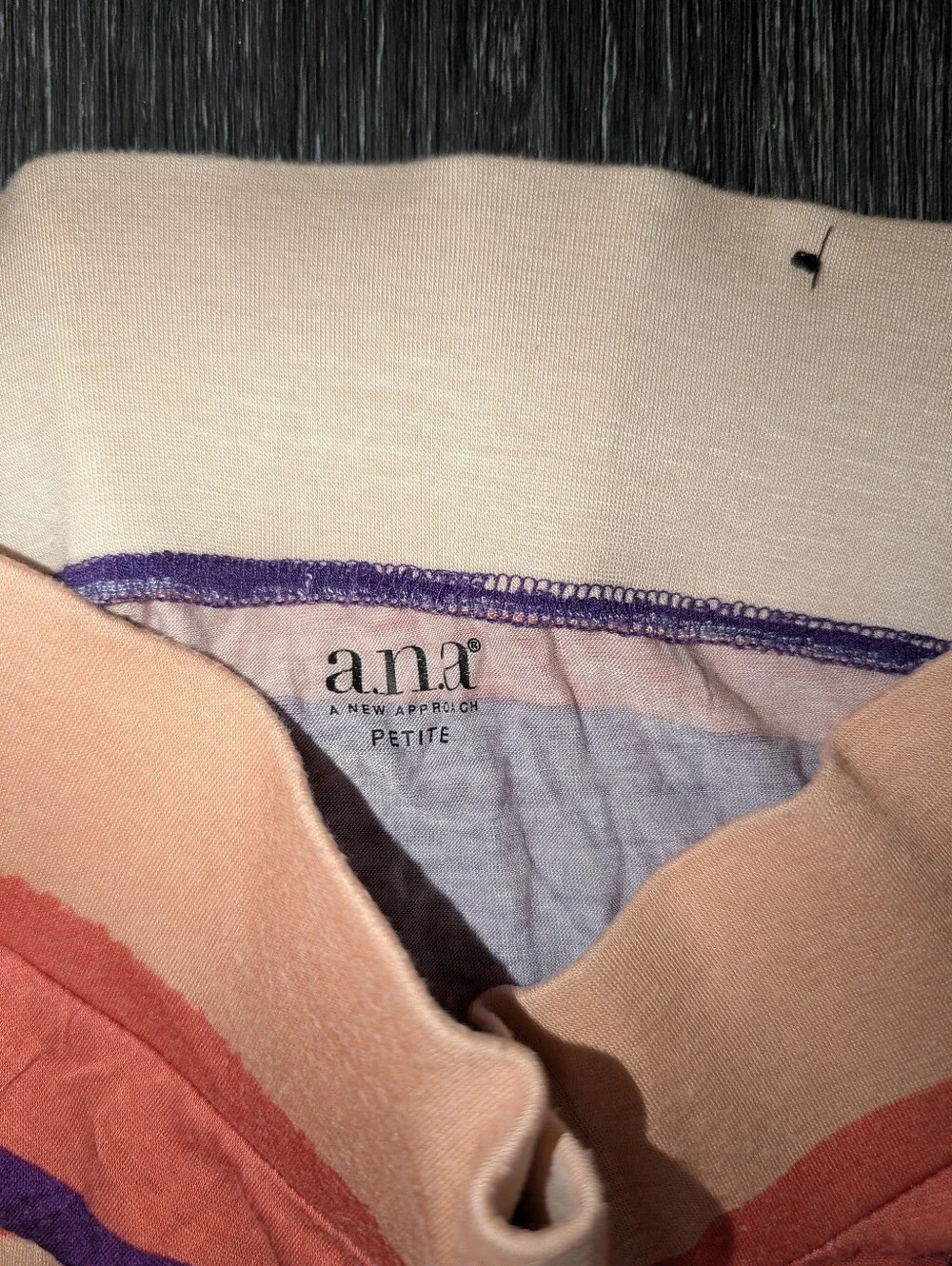 a.n.a Pink, Coral & Purple Striped Maxi Skirt